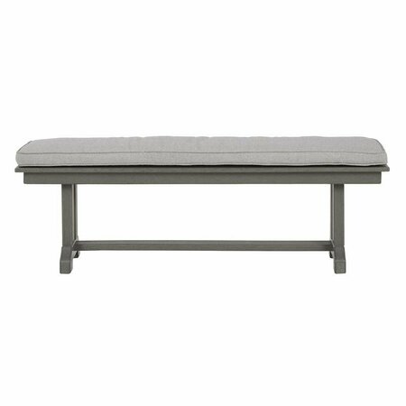 SIGNATURE DESIGN BY ASHLEY BENCH HDPE GRY 54in. X19in. P802-600